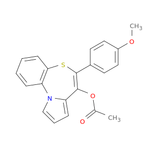 5-(4-甲氧苯基)吡咯[2,1-D][1,5]苯并噻庚因-4-醇醋酸盐