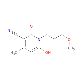3-Pyridinecarbonitrile,1,2-dihydro-6-hydroxy-1-(3-methoxypropyl)-4-methyl-2-oxo-