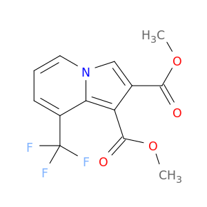 1,2-Indolizinedicarboxylic acid, 8-(trifluoromethyl)-, dimethyl ester