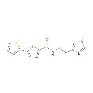 [2,2'-Bithiophene]-5-carboxamide, N-[2-(1H-imidazol-4-yl)ethyl]-