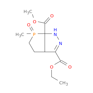 Phospholo[2,3-c]pyrazole-3,6a(1H)-dicarboxylicacid, 3a,4,5,6-tetrahydro-6-methyl-, 3-ethyl 6a-methyl ester, 6-oxide