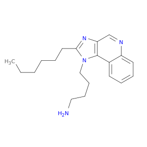 1H-Imidazo[4,5-c]quinoline-1-butanamine, 2-hexyl-