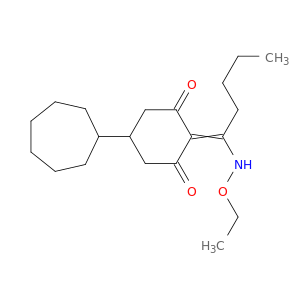 1,3-Cyclohexanedione, 5-cycloheptyl-2-[1-(ethoxyamino)pentylidene]-