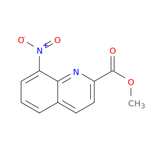 2-Quinolinecarboxylic acid, 8-nitro-, methyl ester
