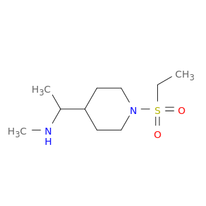 {1-[1-(ethanesulfonyl)piperidin-4-yl]ethyl}(methyl)amine
