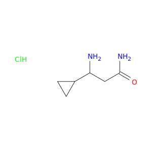 3-amino-3-cyclopropylpropanamide hydrochloride