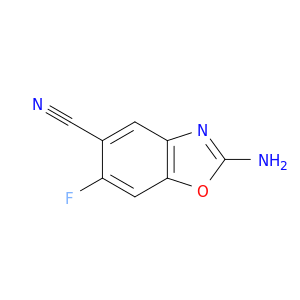 2-amino-6-fluoro-1,3-benzoxazole-5-carbonitrile