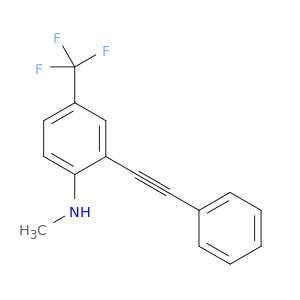 N-methyl-2-(phenylethynyl)-4-(trifluoromethyl)aniline