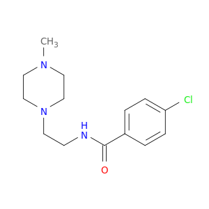 Benzamide, 4-chloro-N-[2-(4-methyl-1-piperazinyl)ethyl]-