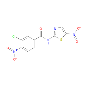 3-氯-4-硝基-N-(5-硝基噻唑-2-基)苯甲酰胺