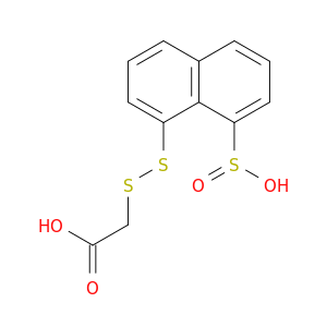 Acetic acid, [(8-sulfino-1-naphthalenyl)dithio]-