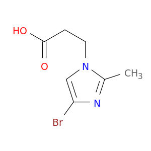 1H-Imidazole-1-propanoic acid, 4-bromo-2-methyl-