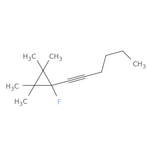 Cyclopropane, 1-fluoro-1-(1-hexynyl)-2,2,3,3-tetramethyl-