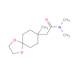 1,4-Dioxaspiro[4.5]decane-8-acetamide, N,N,8-trimethyl-