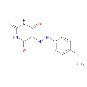 2,4,6(1H,3H,5H)-Pyrimidinetrione, 5-[(4-methoxyphenyl)azo]-