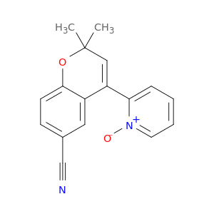 2H-1-Benzopyran-6-carbonitrile,2,2-dimethyl-4-(1-oxido-2-pyridinyl)-