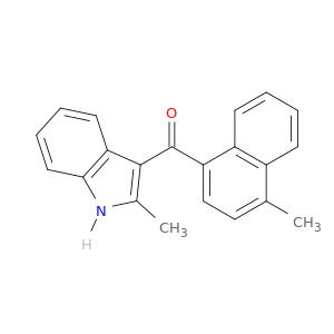 Methanone, (2-methyl-1H-indol-3-yl)(4-methyl-1-naphthalenyl)-