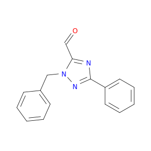 1H-1,2,4-Triazole-5-carboxaldehyde, 3-phenyl-1-(phenylmethyl)-