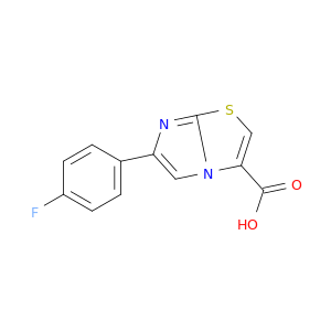 6-(4-FLUOROPHENYL)IMIDAZO[2,1-B][1,3]THIAZOLE-3-CARBOXYLIC ACID