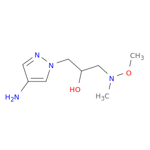 1-(4-Amino-1H-pyrazol-1-yl)-3-[methoxy(methyl)amino]propan-2-ol