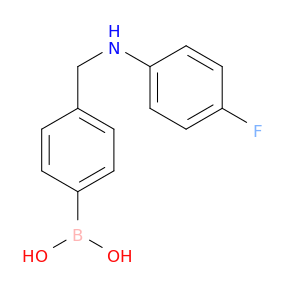 4-(4-氟苯基氨基甲基)苯基硼酸