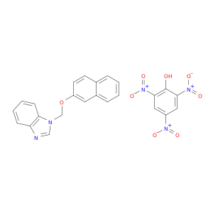 2,4,6-trinitrophenol- 1-[(naphthalen-2-yloxy)methyl]-1h-benzimidazole(1:1)