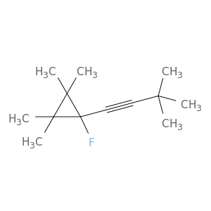 Cyclopropane, 1-(3,3-dimethyl-1-butynyl)-1-fluoro-2,2,3,3-tetramethyl-
