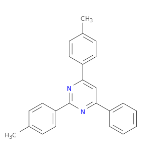 Pyrimidine, 2,4-bis(4-methylphenyl)-6-phenyl-