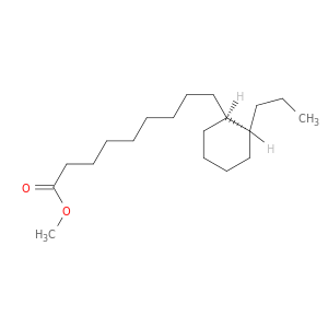 Cyclohexanenonanoic acid, 2-propyl-, methyl ester, cis-
