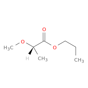 Propanoic acid, 2-methoxy-, propyl ester, (2S)-