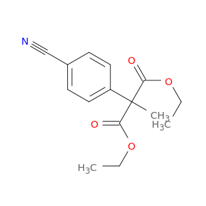Diethyl 2-(4-cyanophenyl)-2-methylmalonate