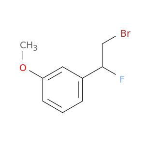 1-(2-bromo-1-fluoroethyl)-3-methoxybenzene