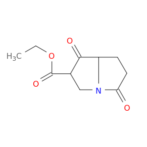1H-Pyrrolizine-2-carboxylic acid, hexahydro-1,5-dioxo-, ethyl ester