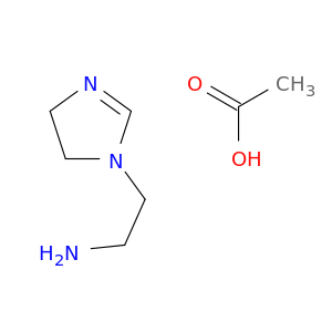 1H-Imidazole-1-ethanamine, 4,5-dihydro-, acetate