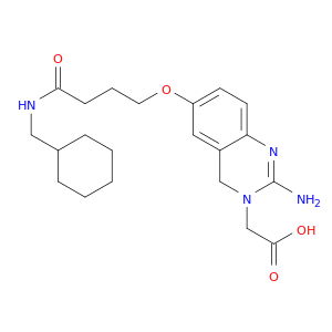 3(4H)-Quinazolineaceticacid, 2-amino-6-[4-(cyclohexylmethylamino)-4-oxobutoxy]-