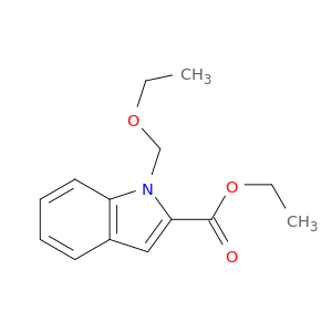 1H-Indole-2-carboxylic acid, 1-(ethoxymethyl)-, ethyl ester