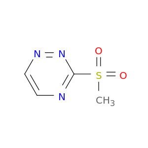 1,2,4-Triazine, 3-(methylsulfonyl)-