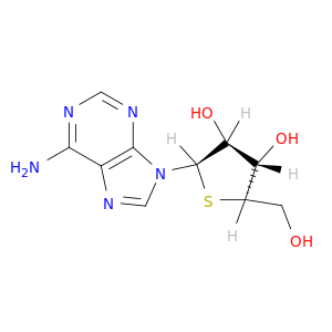 2-(6-aminopurin-9-yl)-5-(hydroxymethyl)thiolane-3,4-diol