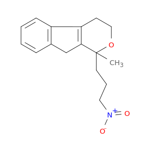 Indeno[2,1-c]pyran, 1,3,4,9-tetrahydro-1-methyl-1-(3-nitropropyl)-