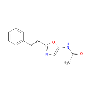 Acetamide, N-[2-(2-phenylethenyl)-5-oxazolyl]-