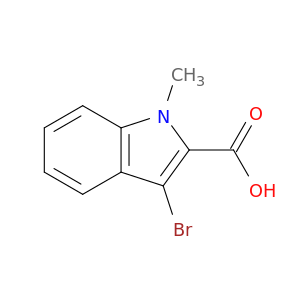 3-溴-1-甲基-1H-吲哚-2-羧酸