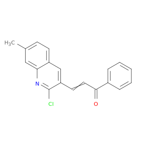 2-Propen-1-one, 3-(2-chloro-7-methyl-3-quinolinyl)-1-phenyl-