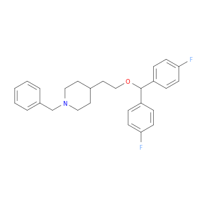Piperidine, 4-[2-[bis(4-fluorophenyl)methoxy]ethyl]-1-(phenylmethyl)-