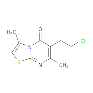 6-(2-氯乙基)-3,7-二甲基-5H-噻唑[3,2-A]嘧啶-5-一