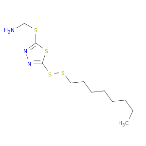 Methanamine, 1-[[5-(octyldithio)-1,3,4-thiadiazol-2-yl]thio]-