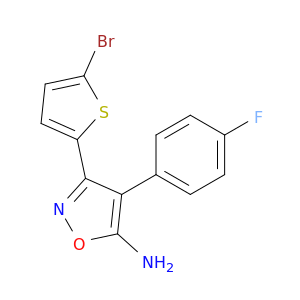 3-(5-Bromothiophen-2-yl)-4-(4-fluorophenyl)-1,2-oxazol-5-amine