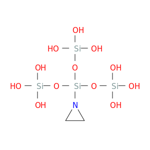 1,1,1,5,5,5-Trisiloxanehexol, 3-(1-aziridinyl)-3-[(trihydroxysilyl)oxy]-