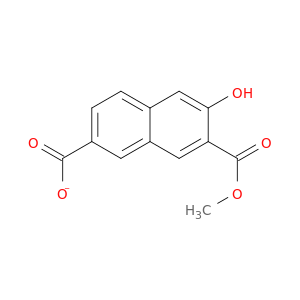 2,7-Naphthalenedicarboxylic acid, 3-hydroxy-, 2-methyl ester