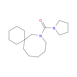 8-Azaspiro[5.7]tridecane, 8-(1-pyrrolidinylcarbonyl)-
