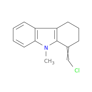 1H-Carbazole, 1-(chloromethylene)-2,3,4,9-tetrahydro-9-methyl-